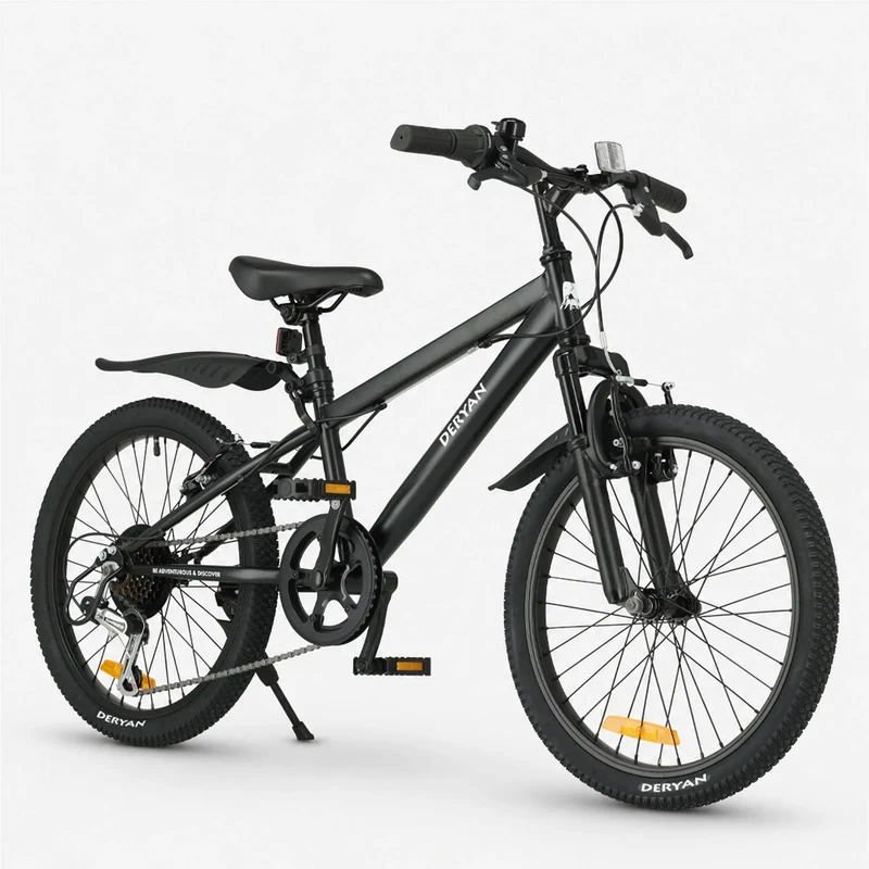 Barnmountainbike 20 tum – svart