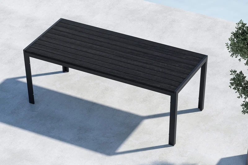 Mirko Utebord 205x90 – Svart