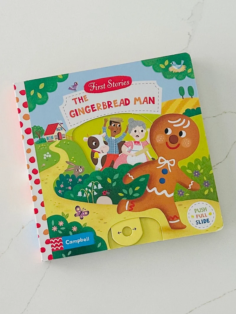 The Gingerbread Man: A Push, Pull and Slide-bok av Campbell Books