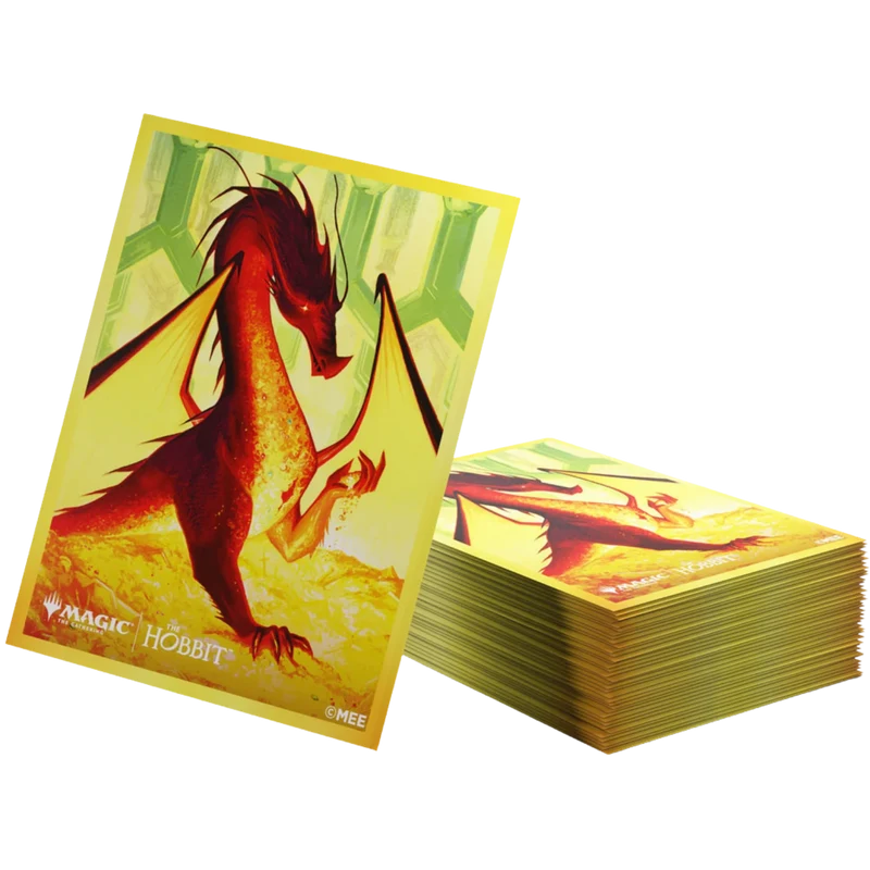 Magic: The Gathering | The Hobbit Premium Art Sleeves - Smaug the Golden