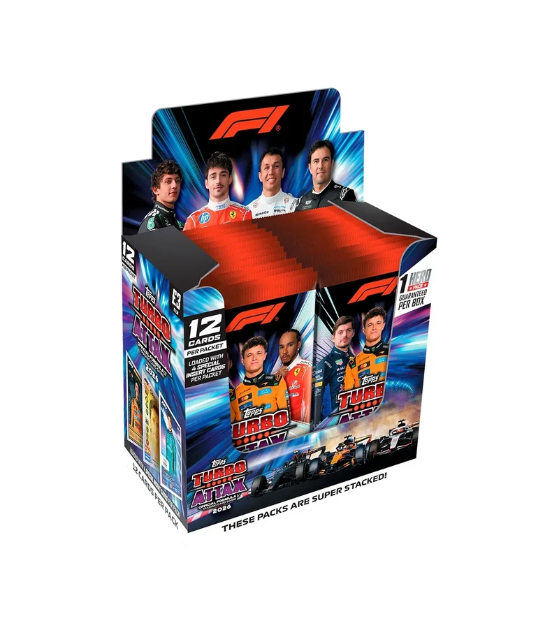 Topps Turbo Attax Official Formula 1 2026 Booster Box (24 packs)