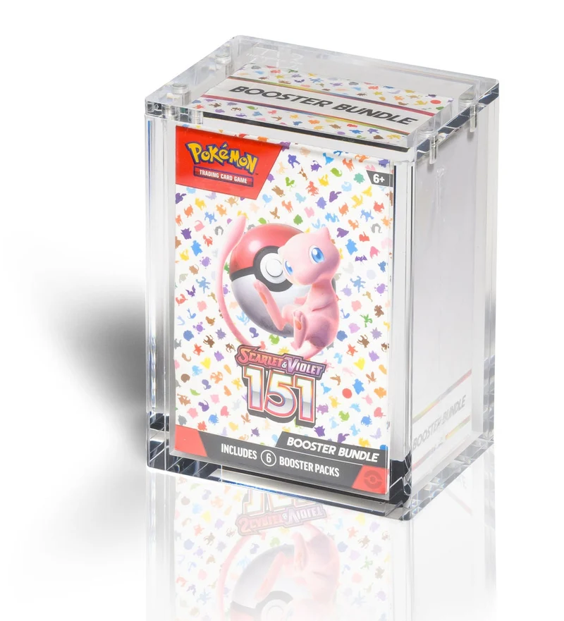 The Acrylic Box - Premium Case for Pokemon Booster Bundle - V1
