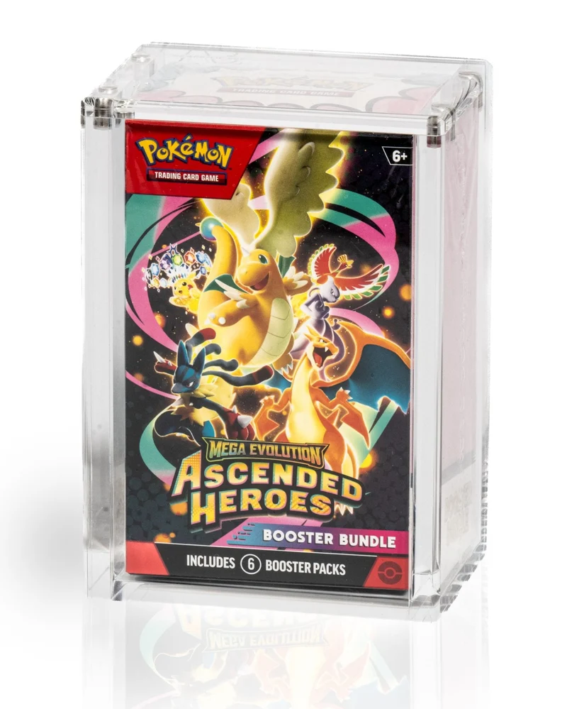 The Acrylic Box - Premium Case for Pokemon Booster Bundle - V2