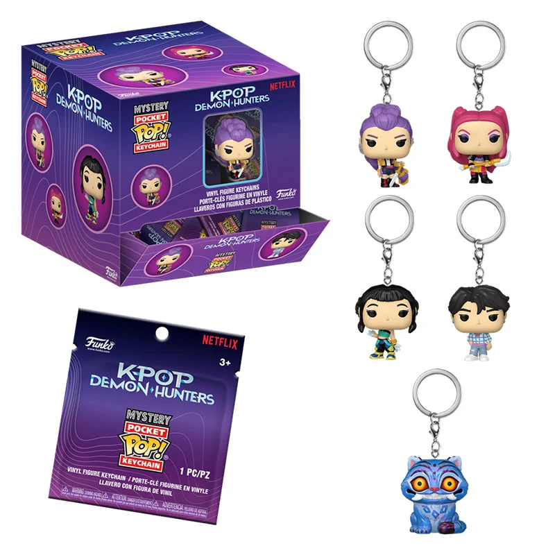 Funko POP! Mystery Pocket Keychain – K-Pop Demon Hunters Nyckelring