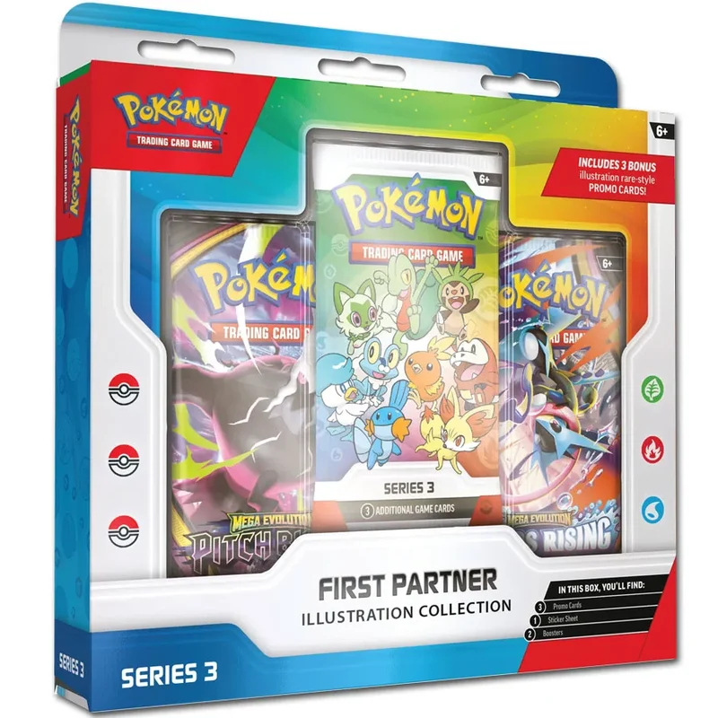 Pokemon Mega Evolution: First Partner Illustration Collection Series 3