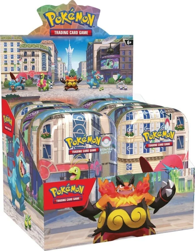 Pokémon TCG: Lumiose City Mini Tin Display