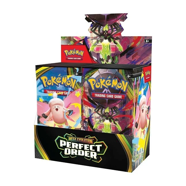 Pokemon Mega Evolution: Perfect Order Booster Box Display