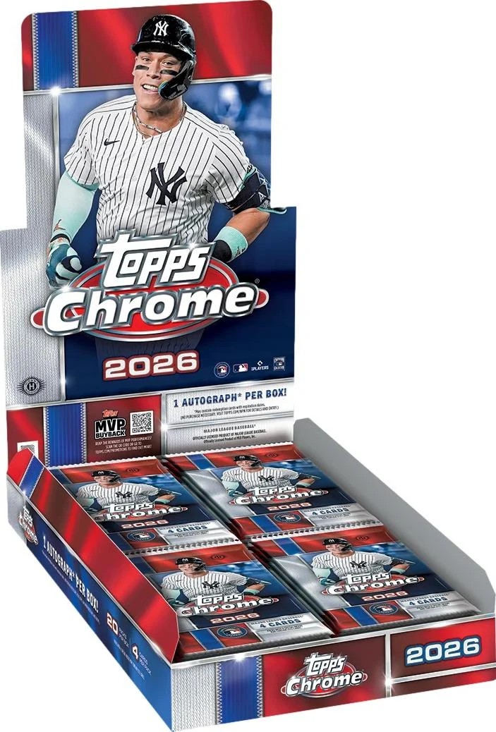 Topps Chrome Baseball MLB 2026 - Hobby Box