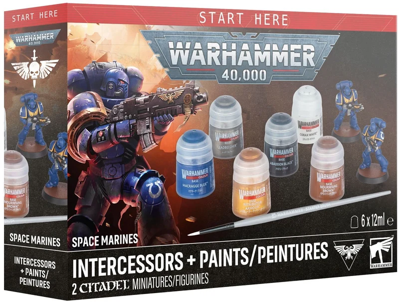 Warhammer: 40K - Intercessors + Paints
