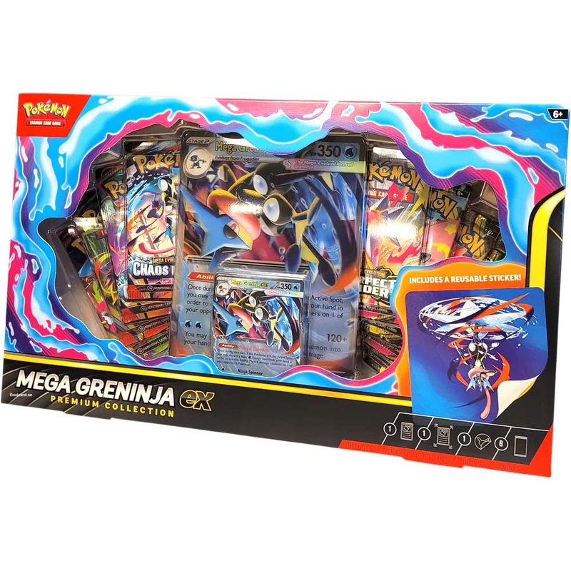 Pokemon Mega Greninja EX Premium Collection (8 boosters)