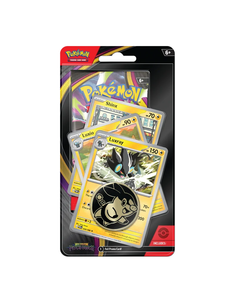 Pokemon ME05 Pitch Black Premium Checklane Booster Blister
