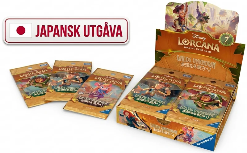 Disney Lorcana: Wilds Unknown Booster Pack Display (Japansk)