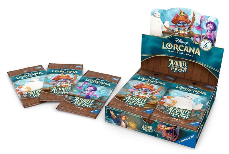 Disney Lorcana: Azurite Sea Booster Pack Display (Japansk)