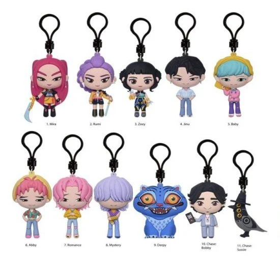 K-Pop Demon Hunters 3D Keychain (Mystery Bag)