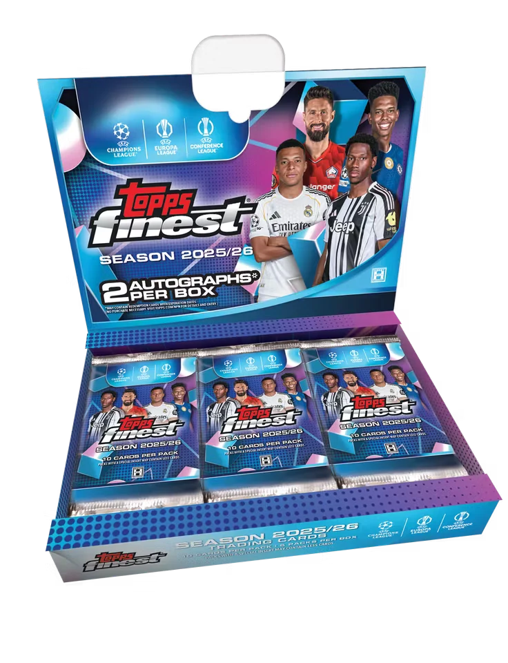 Topps Finest UEFA Club Competitions 2025-26 (Hobby Box)