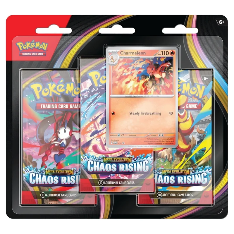 Pokemon ME04 Chaos Rising 3-Pack Booster Blister