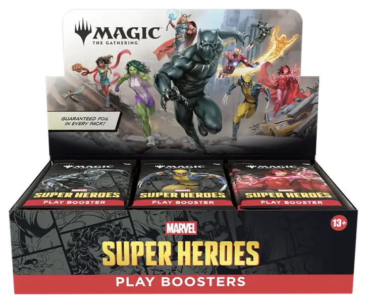 Magic: The Gathering Marvel Super Heroes Play Booster Display (30 Boosters)