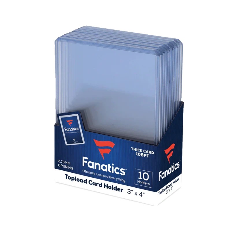 Fanatics Collectibles 108pt 3x4 Toploader (10 pack) - Kortskydd för tjockare kort