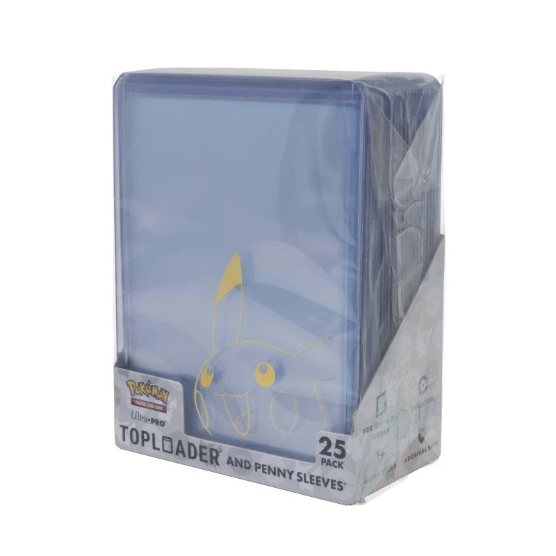 Ultra Pro Pikachu Toploader & Penny Sleeves Combo Pack (25 + 25)