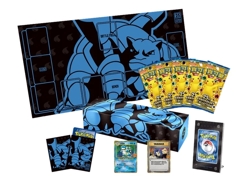 Pokémon TCG 25th Anniversary Collection Blastoise Box (Kinesisk)