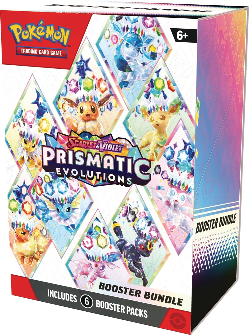 Pokemon Scarlet & Violet 8.5: Prismatic Evolutions Booster Bundle