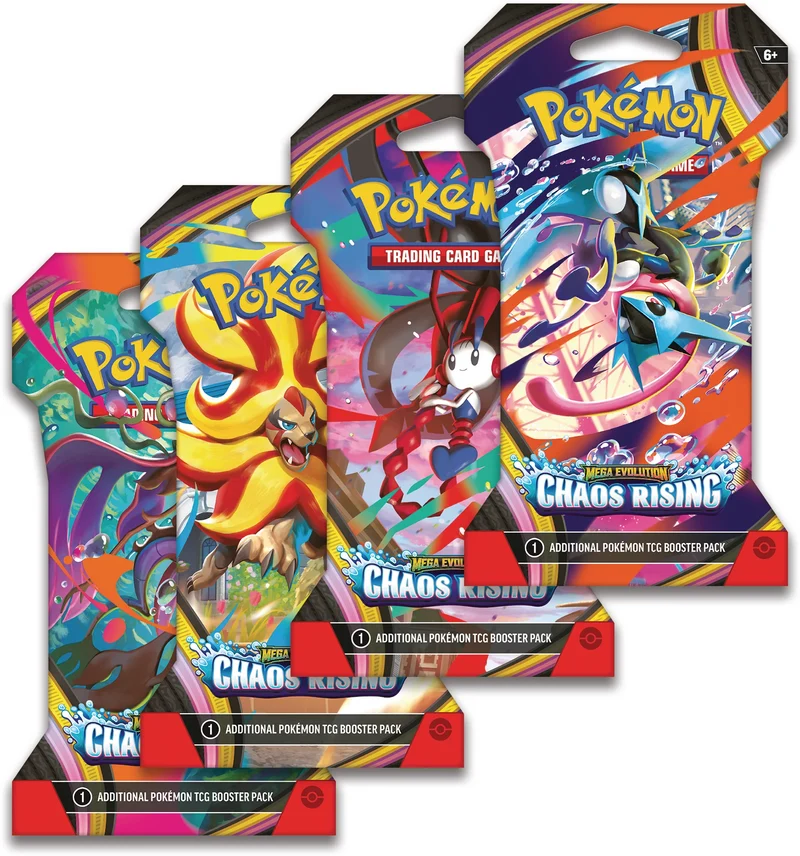 Pokemon ME04 Chaos Rising Blister Booster (1st)