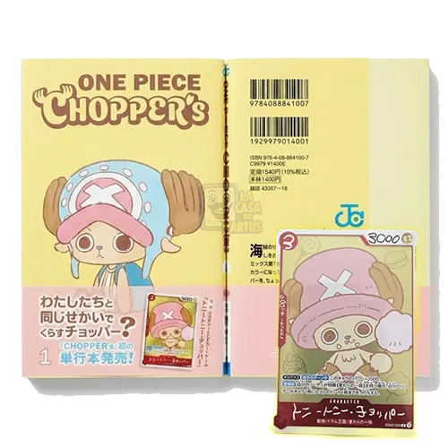 One Piece Chopper Vol. 1 Comic + Promo Card (EB02-003) – (Japansk)