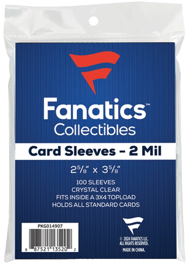 Topps Fanatics Collectibles Soft Sleeves / Penny Sleeves (100-pack)
