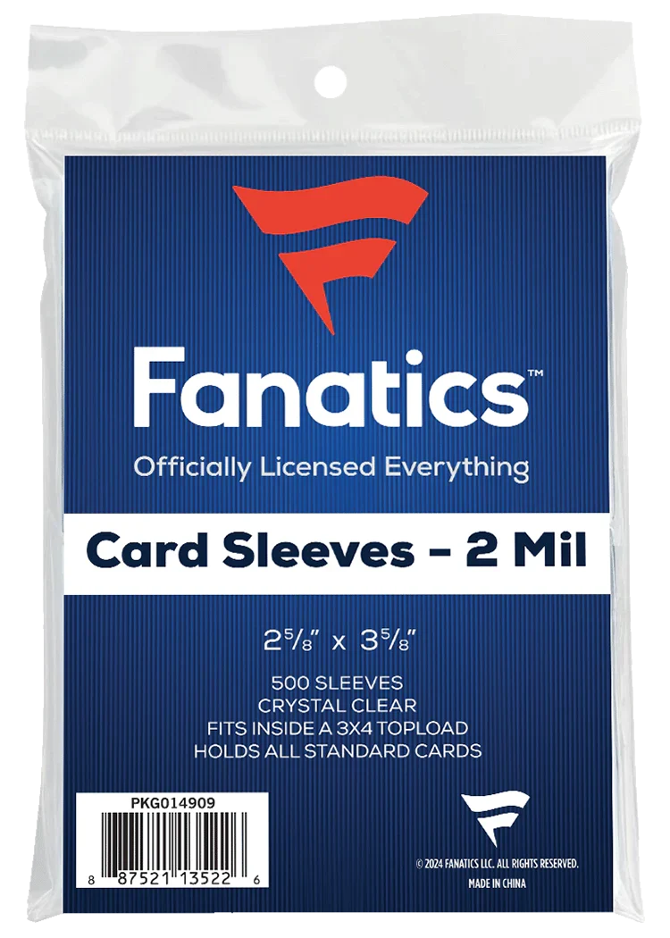 Topps Fanatics Collectibles Soft Sleeves / Penny Sleeves (500-pack)