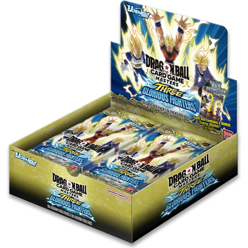 DragonBall Super CG Masters Three Glorious Fighters Booster Box (24 boosters)