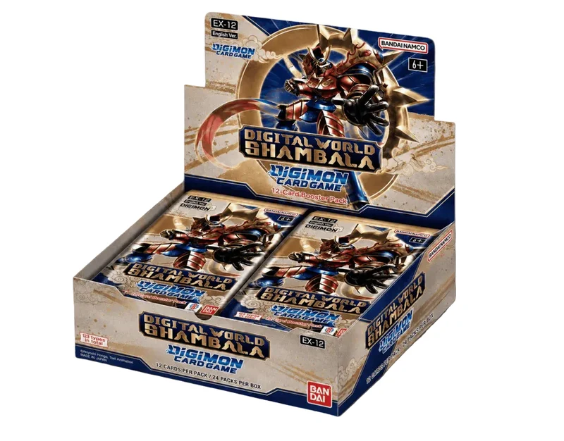 Digimon Card Game - Digital World Shambala (EX-12) Extra Booster Display (24 Packs)