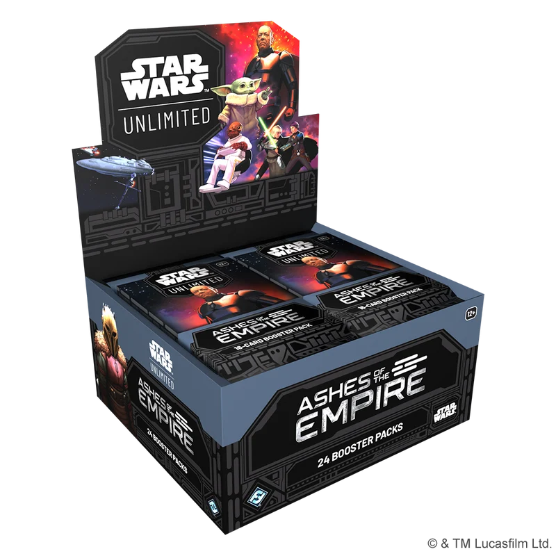 Star Wars: Unlimited - Ashes of the Empire - Booster Box Display