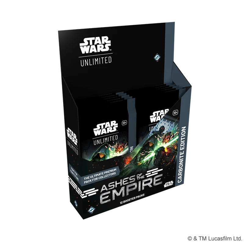 Star Wars: Unlimited - Ashes of the Empire Carbonite Booster Display (12 boosters)