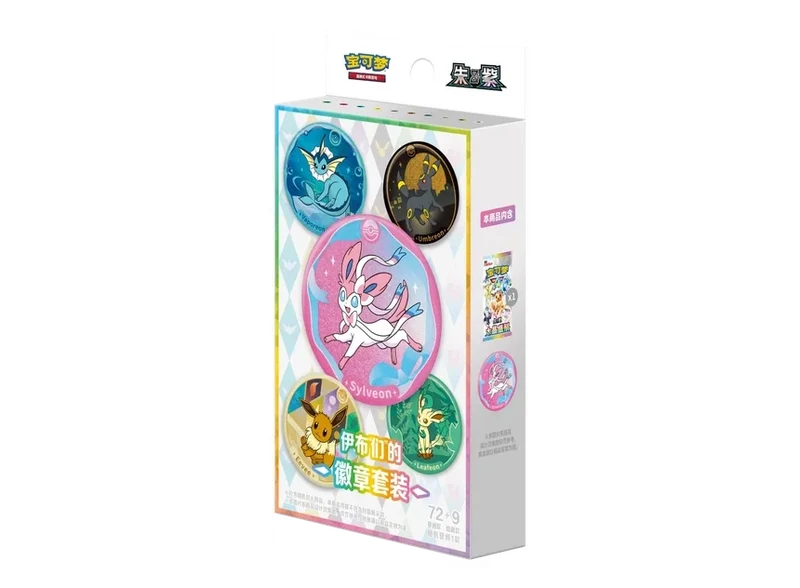 Pokemon Terastal Gathering CSV9.5C Badge Set Collection (Kinesisk)