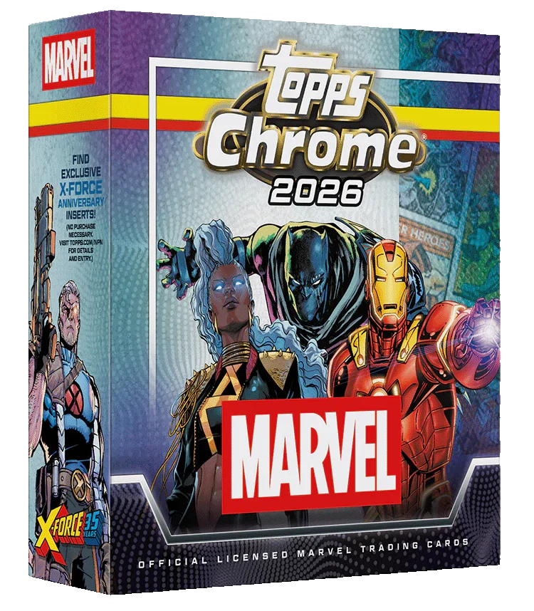 2026 Topps Chrome Marvel Comics (Mega Box)