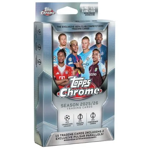 Topps Chrome UEFA Club Competitions 2025-26 - Hanger Pack