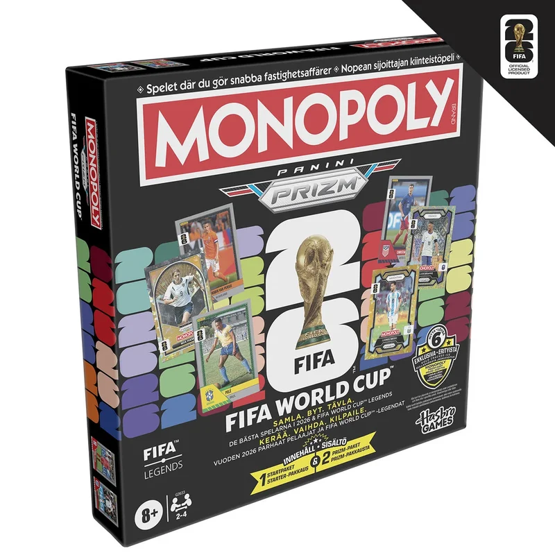 Monopoly Panini Prizm: FIFA World Cup 2026