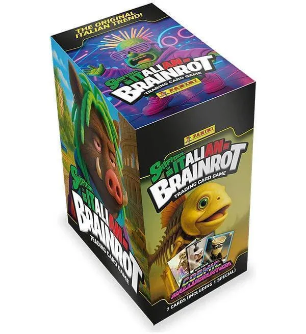 Lamincard Italian Brainrot Panini TCG Vol 2 Cosmic Hallucination Booster Box (24 paket)