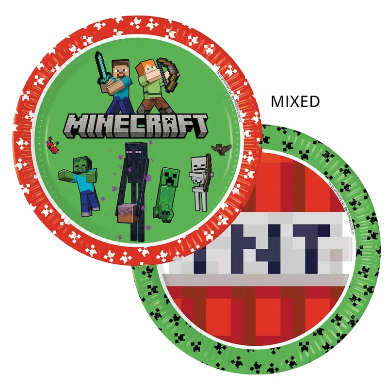 Tallrikar, Minecraft 23 cm 8 st