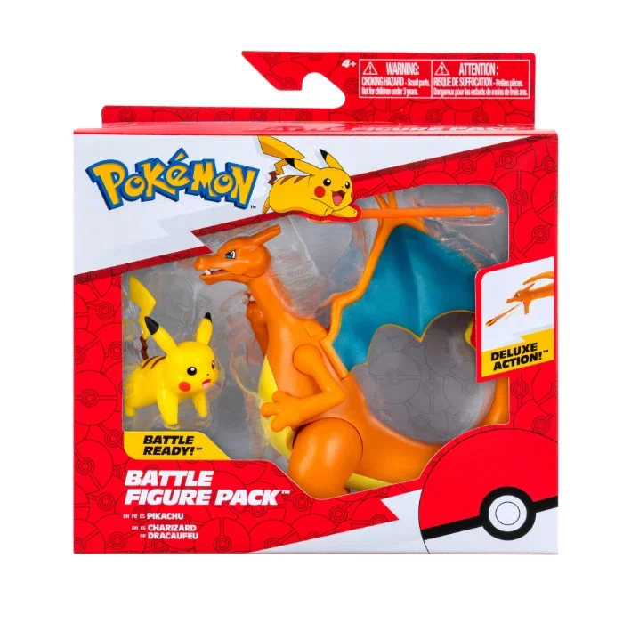 Pokemon Figure Set 2-pack Charizard and Pikachu