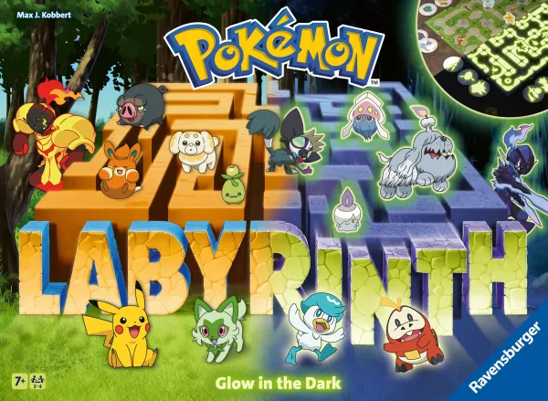 Ravensburger Pokemon Glow in the Dark Labyrinth (Tyska regler)