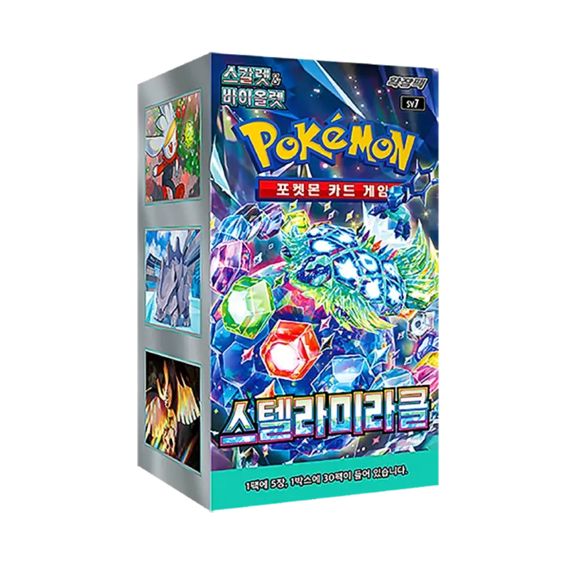 Pokemon Stellar Miracle Booster Box Display (sv7) (Koreansk)