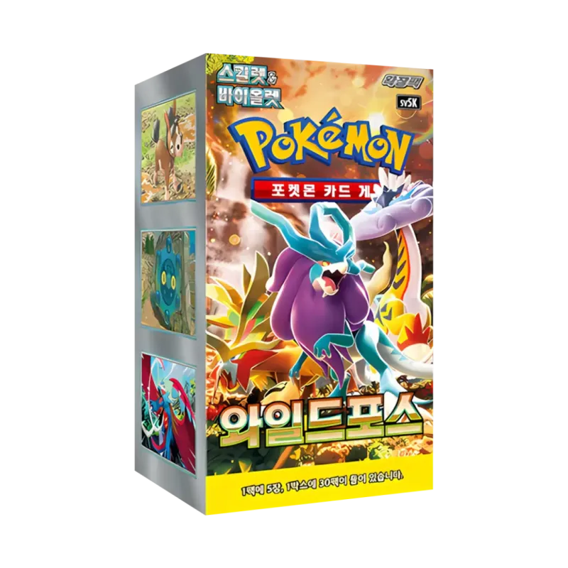 Pokemon Wild Force Booster Box Display (sv5K) (Koreansk)