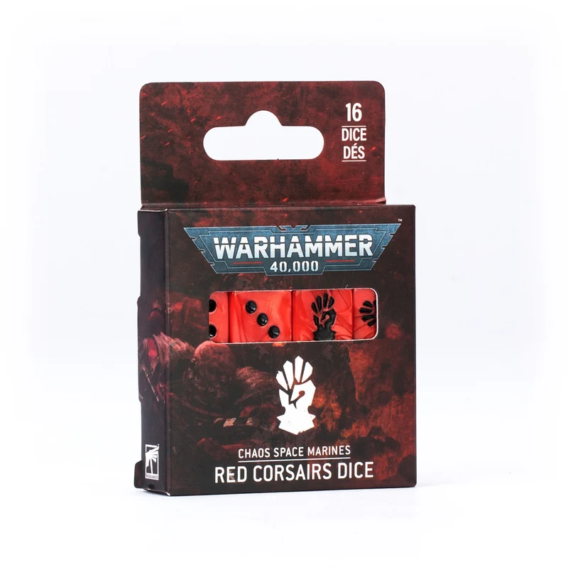 Warhammer: 40K - Chaos Space Marines Red Corsairs Dice Pack