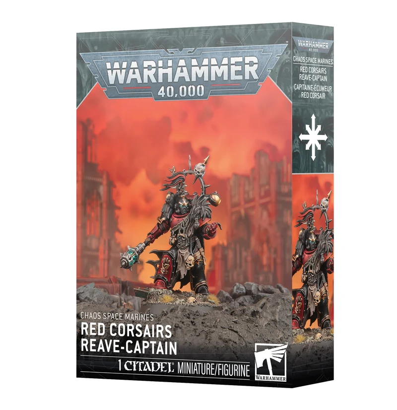 Warhammer: 40K - Chaos Space Marines - Red Corsairs Reave-Captain
