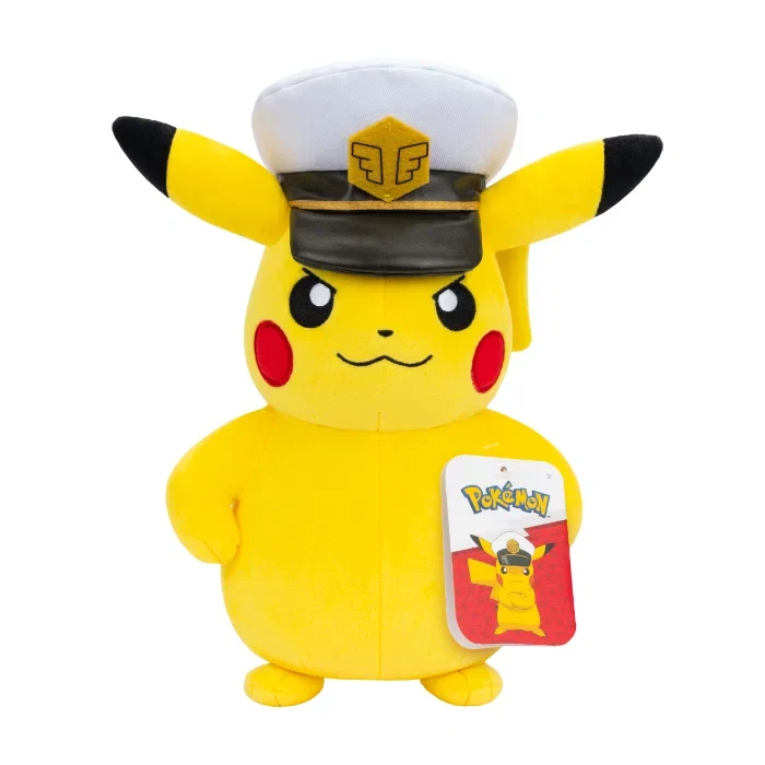 Pokemon Plush Captain Pikachu 20cm Gosedjur