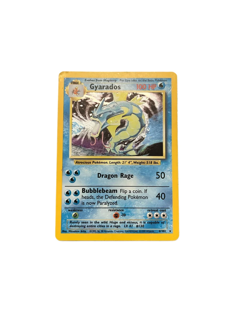 Gyarados - 6/102 - Holo Unlimited - Base Set