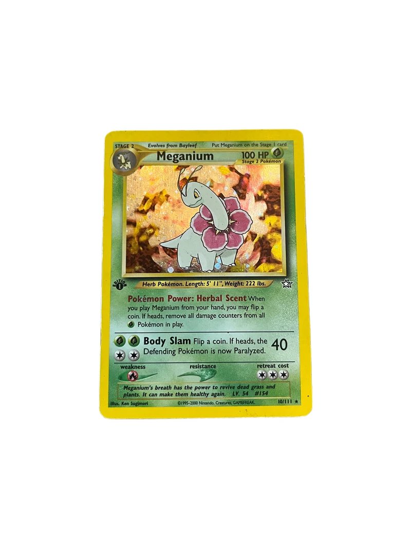 Meganium - 10/111 - Holo 1st Edition - Neo Genesis
