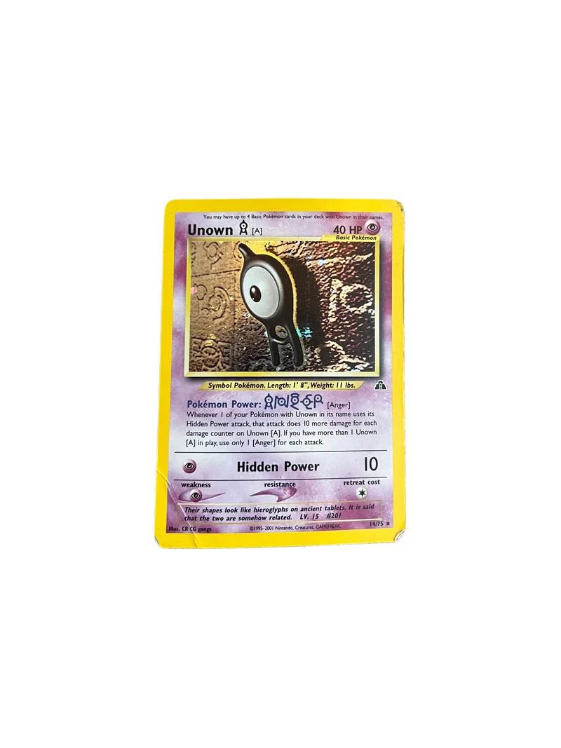 Unown A - 14/75 - Holo Unlimited - Neo Discovery