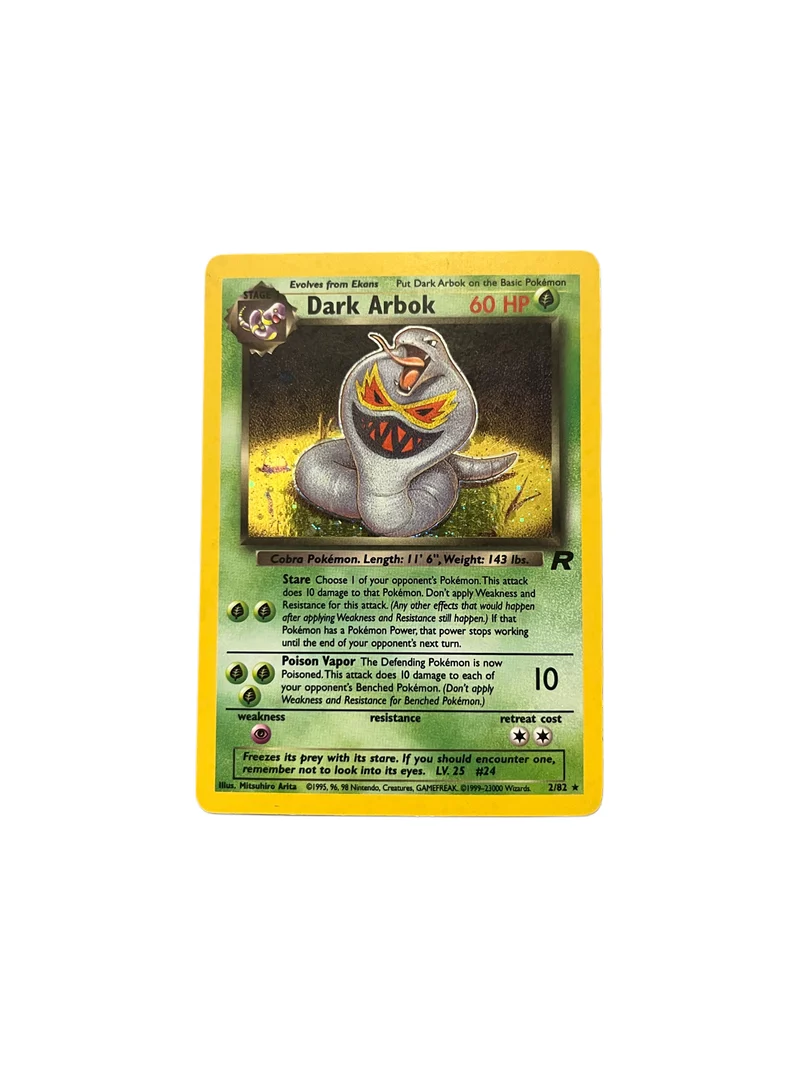 Dark Arbok - 2/82 - Holo Unlimited - Team Rocket